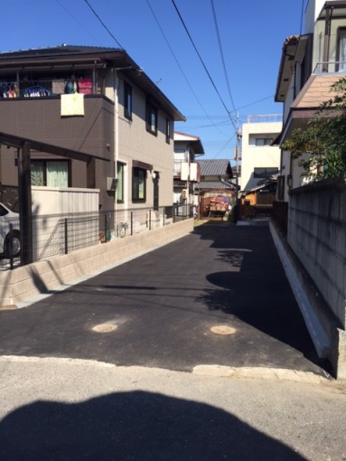 生活道路舗装が完成